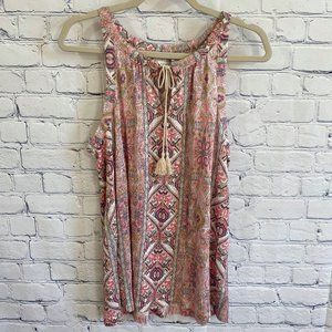 Rachel Zoe Linen Tank Top, Size S, NWT